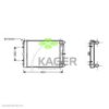 KAGER 31-0902 Radiator, engine cooling